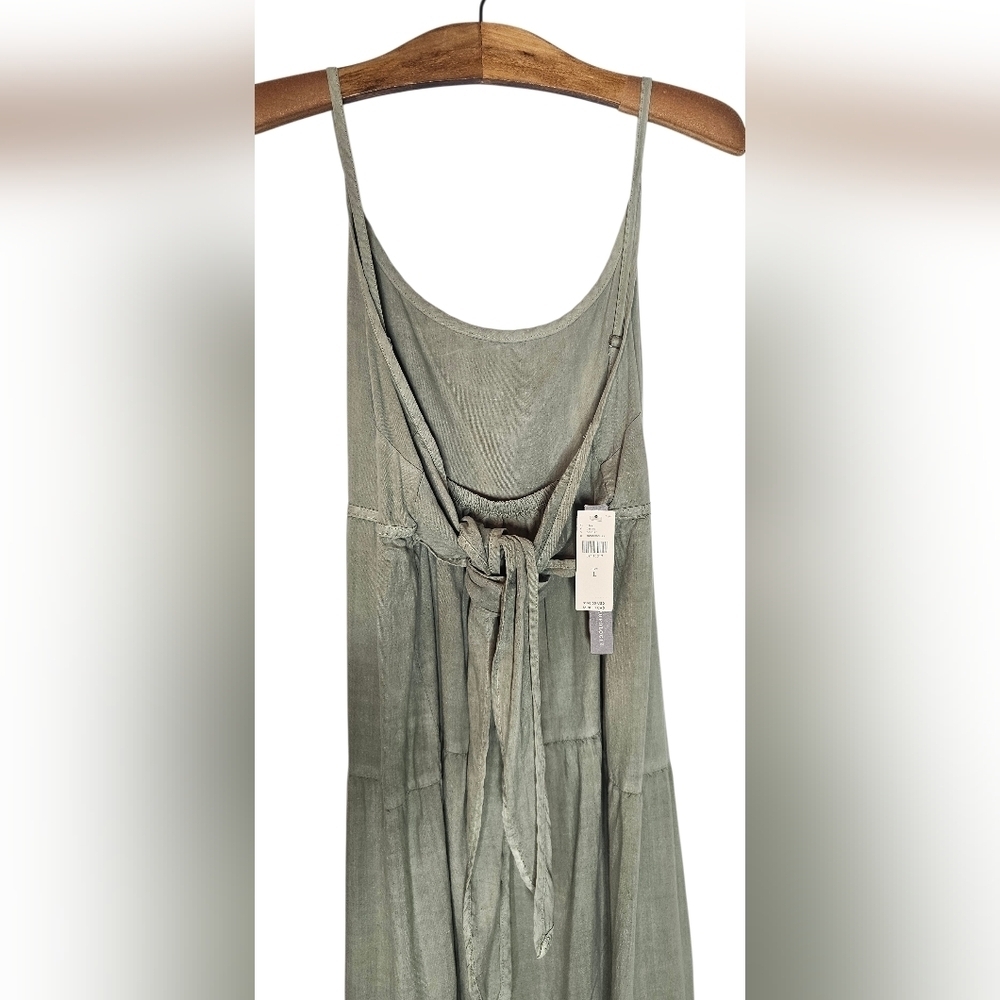 Anthropologie Cloth & Stone Tiered Maxi Dress NWT Size Large - Picture 9 of 16